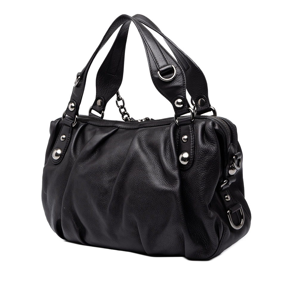 Gucci Sac à main Icon Bit Cuir de veau Noir – vue 2 – GABY PARIS