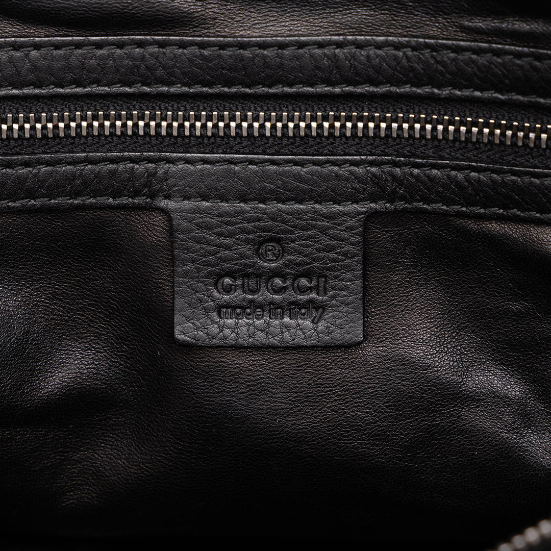 Gucci Sac à main Icon Bit Cuir de veau Noir – vue 5 – GABY PARIS