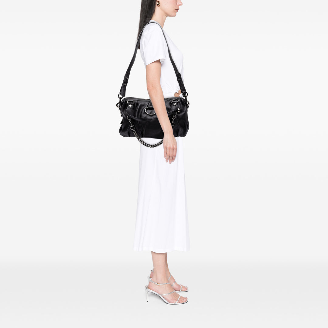 Gucci Sac à main Icon Bit Cuir de veau Noir – vue 6 – GABY PARIS