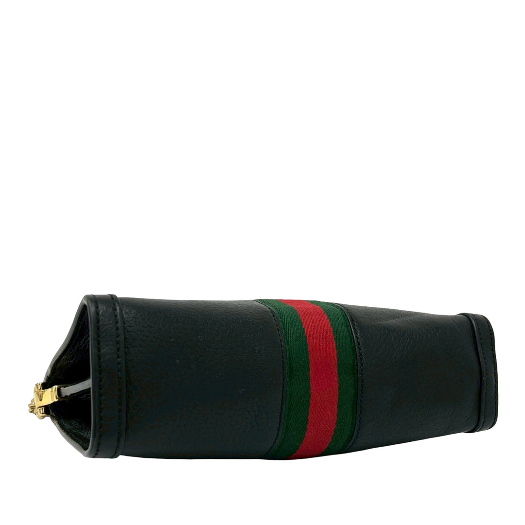 Gucci Small Cuir de veau Web Ophidia Chain Sac porté croisé