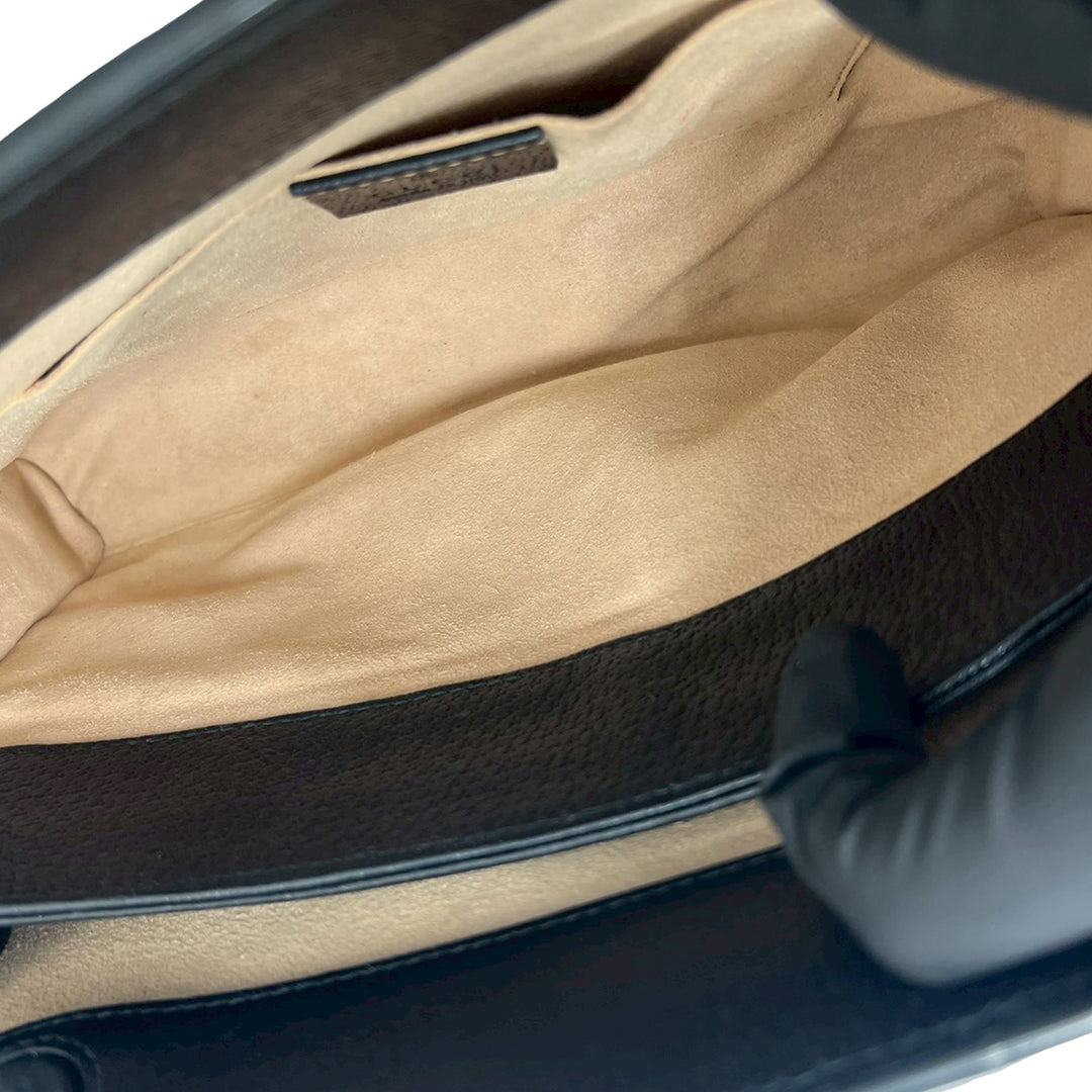 Gucci Small Cuir de veau Web Ophidia Chain Sac porté croisé