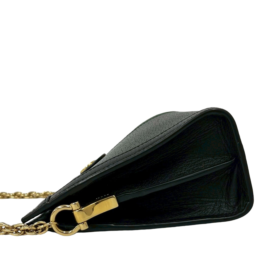 Gucci Small Cuir de veau Web Ophidia Chain Sac porté croisé