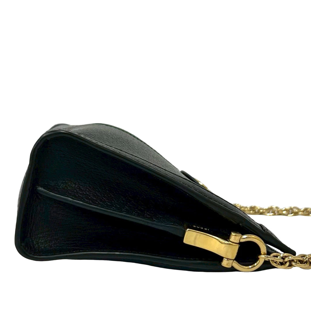 Gucci Small Cuir de veau Web Ophidia Chain Sac porté croisé