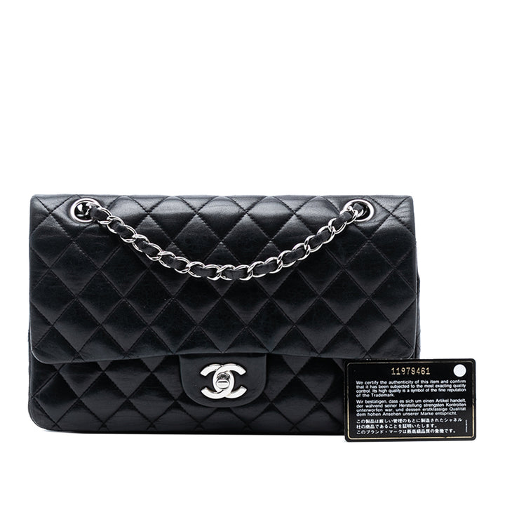 Chanel Medium Classic Cuir d’agneau Double rabat