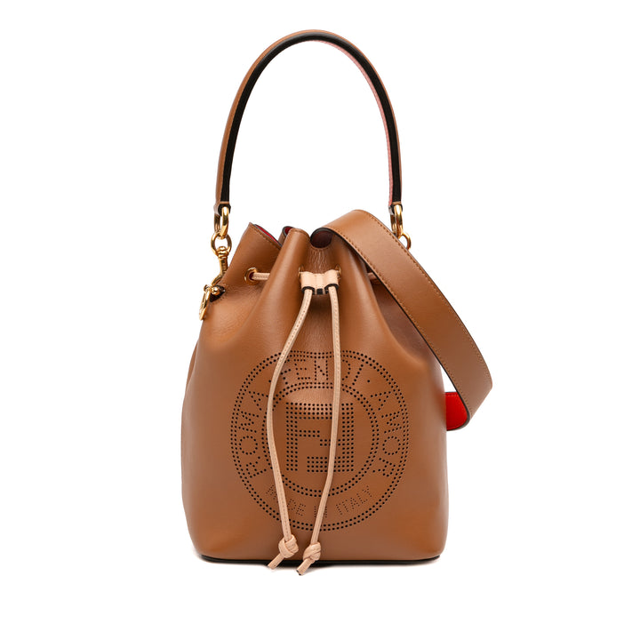 Fendi Small perforé Cuir Mon Tresor Bucket Sac
