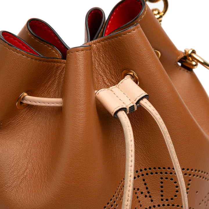 Fendi Small perforé Cuir Mon Tresor Bucket Sac