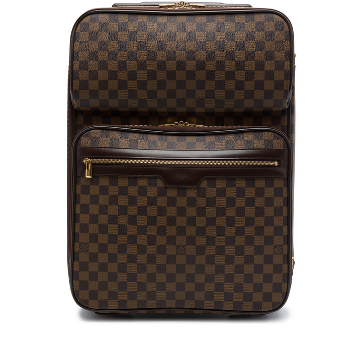 Louis Vuitton Pegase Legere Business 55 Damier Ébène Marron – vue principale – GABY PARIS