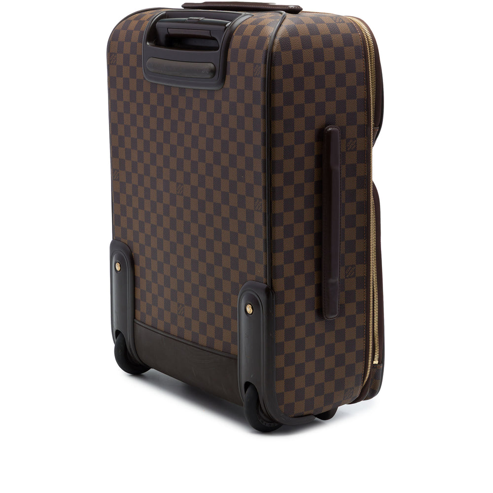 Louis Vuitton Pegase Legere Business 55 Damier Ébène Marron – vue 2 – GABY PARIS
