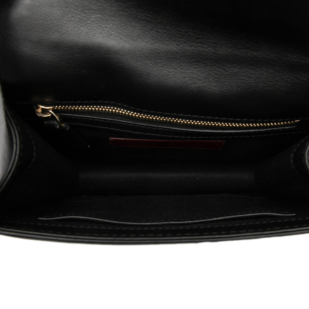 Valentino Small Cuir Rockstud Glam Lock Sac porté croisé