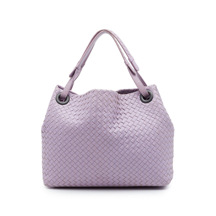 Intrecciato Garda Cabas Moyen nappa Violet