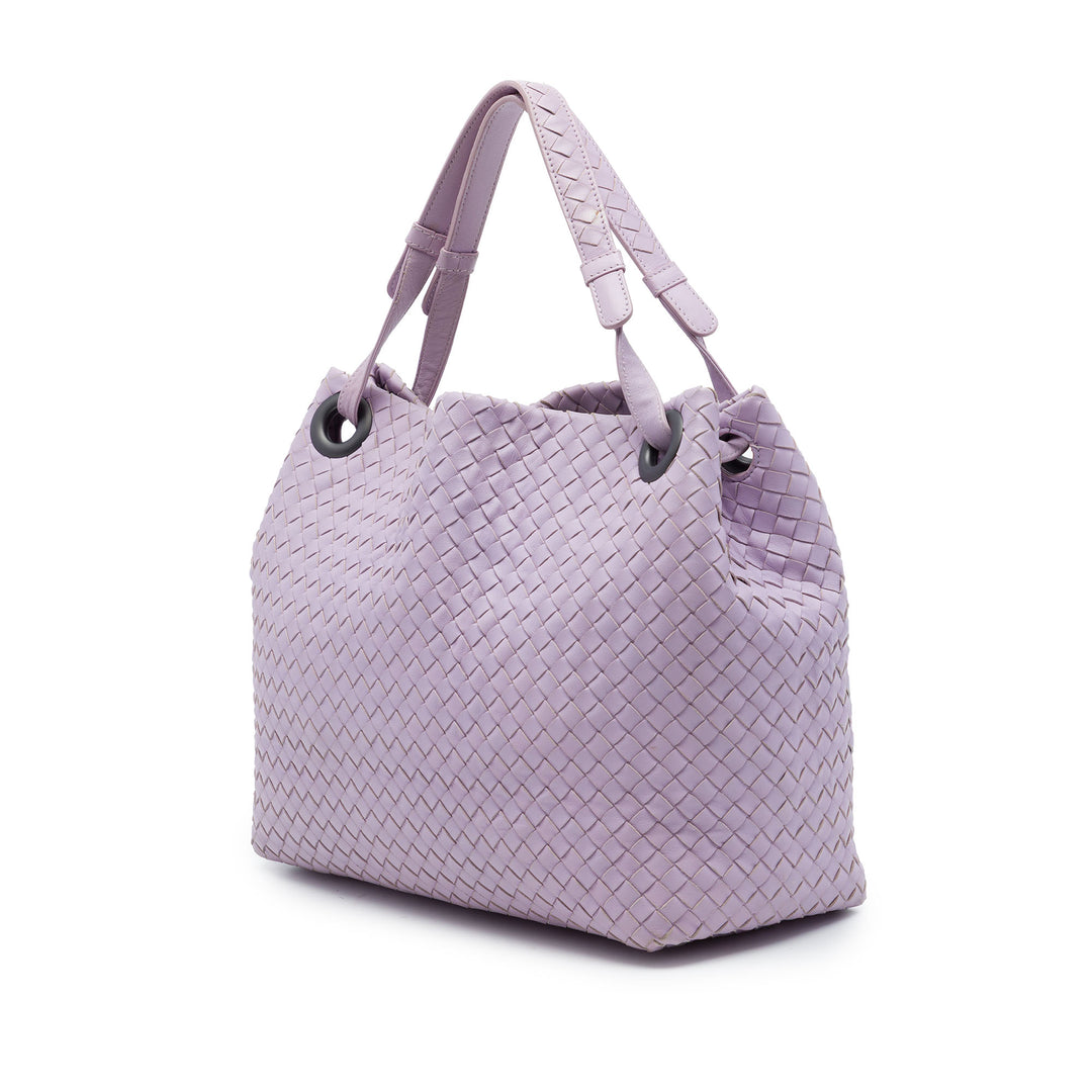 Intrecciato Garda Cabas Moyen nappa Violet