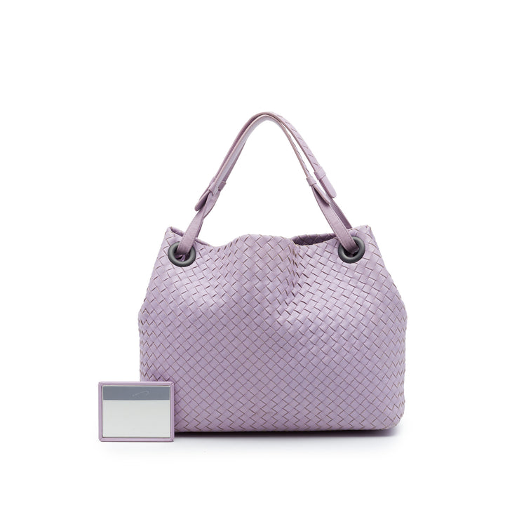 Intrecciato Garda Cabas Moyen nappa Violet