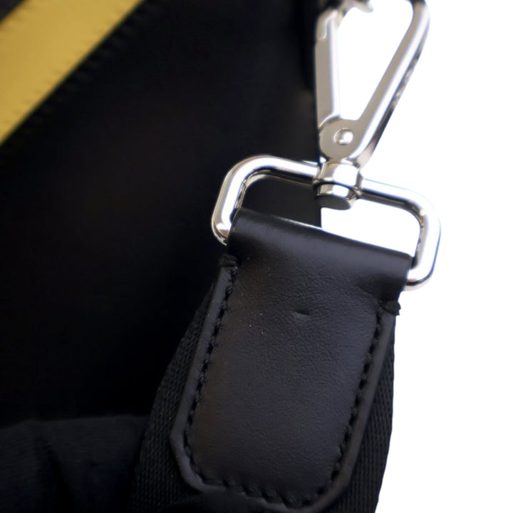 Fendi Zucca Coated Toile Diagonal Sac porté croisé Gris