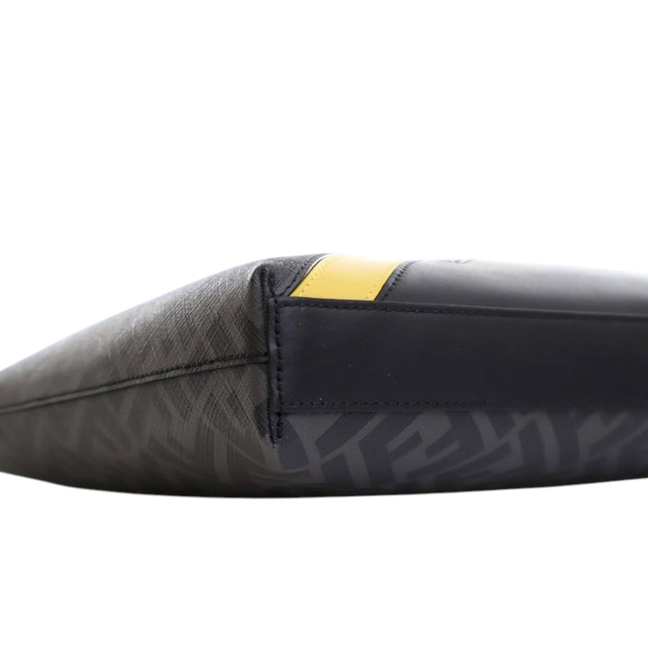 Fendi Zucca Coated Toile Diagonal Sac porté croisé Gris