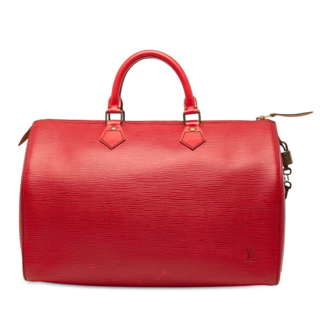Louis Vuitton Speedy 35 Épi Rouge – vue principale – GABY PARIS
