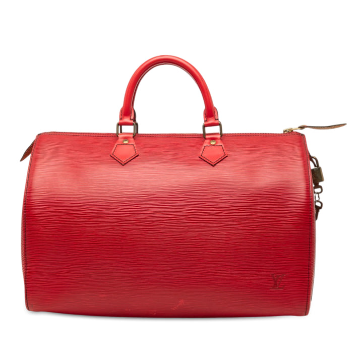 Louis Vuitton Speedy 35 Épi Rouge – vue principale – GABY PARIS