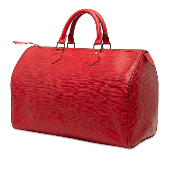 Louis Vuitton Speedy 35 Épi Rouge – vue 2 – GABY PARIS