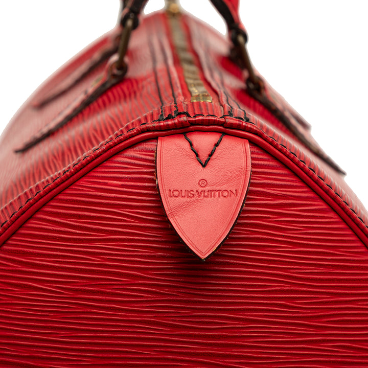 Louis Vuitton Speedy 35 Épi Rouge – vue 5 – GABY PARIS