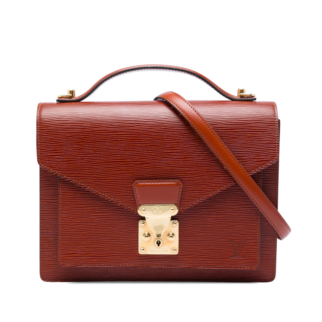 Louis Vuitton Monceau 28 Épi Marron