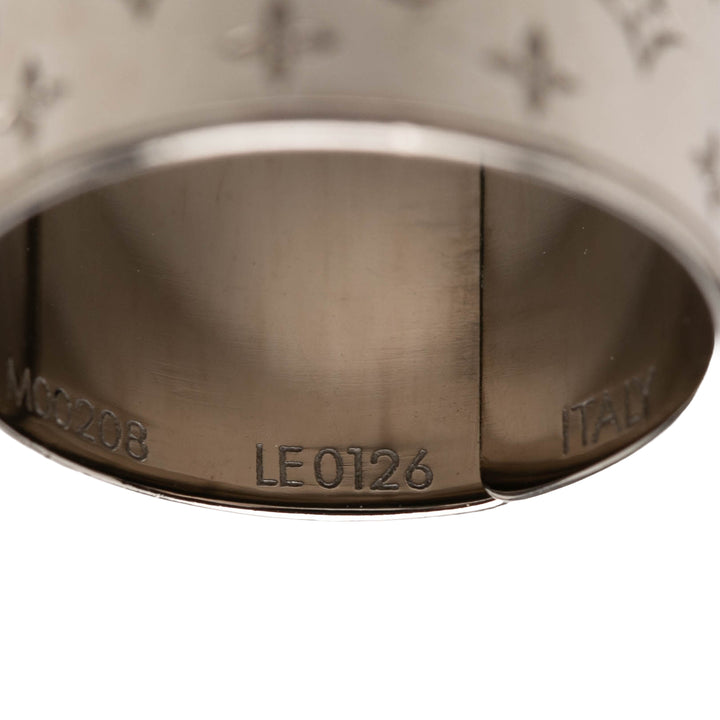 Louis Vuitton Brass Nanogram Bague Set Doré