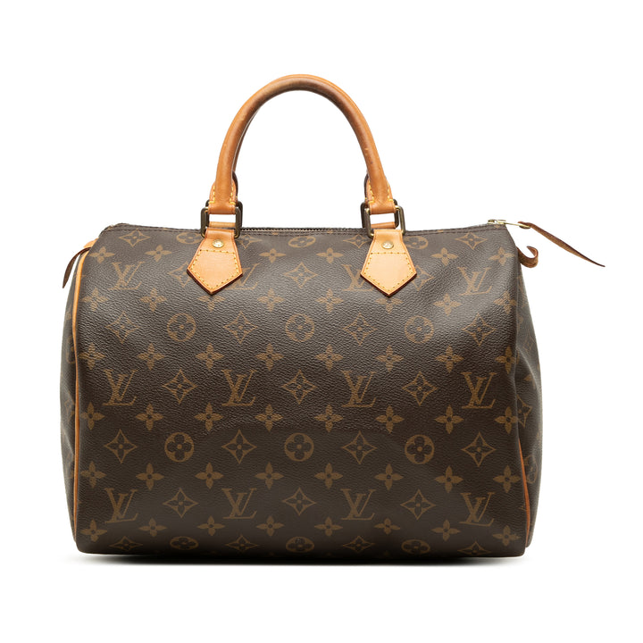 Louis Vuitton Speedy 30 Monogram Marron – vue principale – GABY PARIS