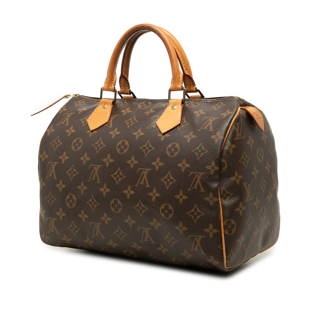 Louis Vuitton Speedy 30 Monogram Marron – vue 2 – GABY PARIS
