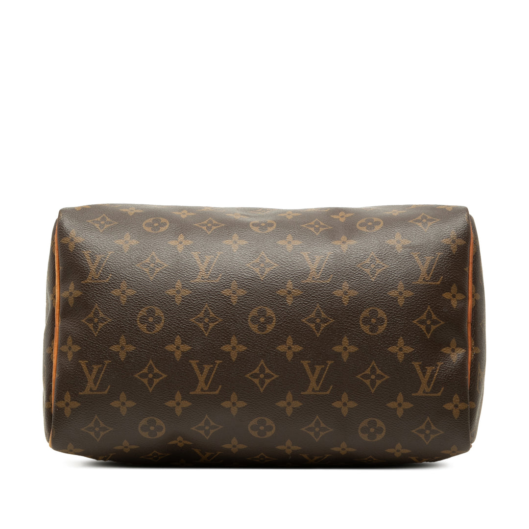 Louis Vuitton Speedy 30 Monogram Marron – vue 3 – GABY PARIS