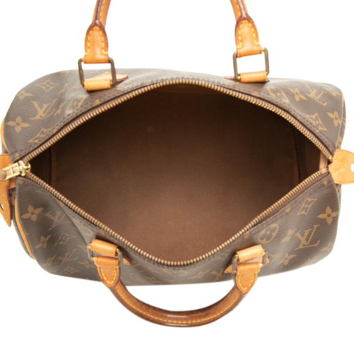 Louis Vuitton Speedy 30 Monogram Marron – vue 4 – GABY PARIS