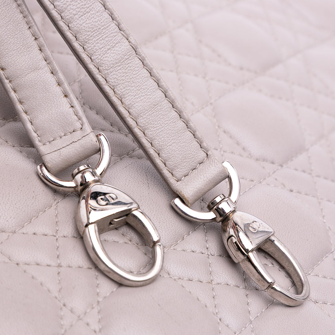 Dior Large Cuir d’agneau Cannage Lady Dior Violet – GABY PARIS Authentique