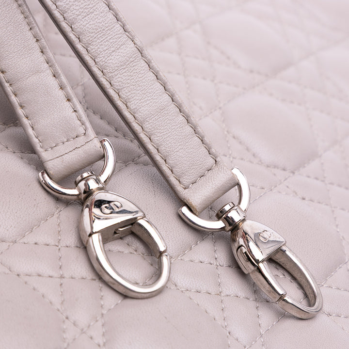 Dior Large Cuir d’agneau Cannage Lady Dior Violet – GABY PARIS Authentique