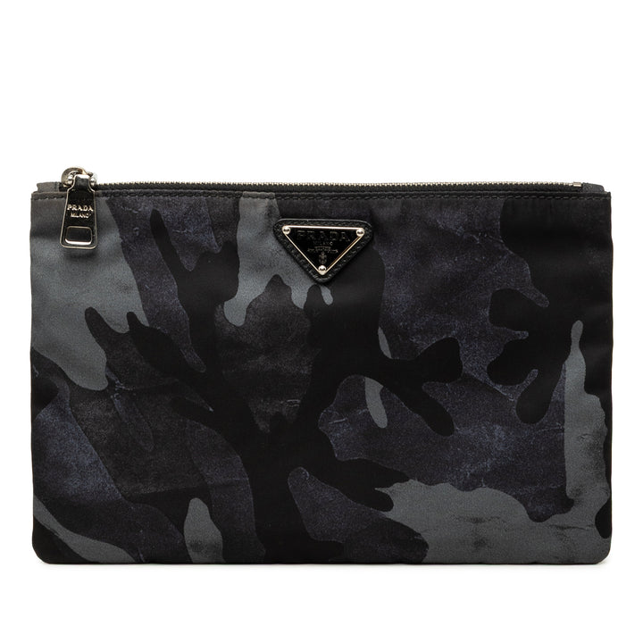 Prada Camouflage Pochette Nylon Tessuto