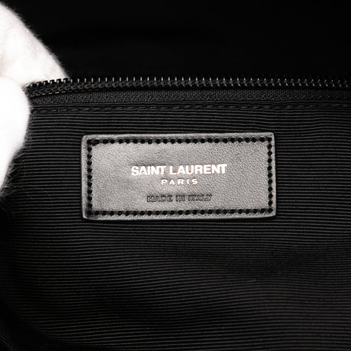 Saint Laurent Studded Toile City Sac à dos Noir – GABY PARIS Authentique