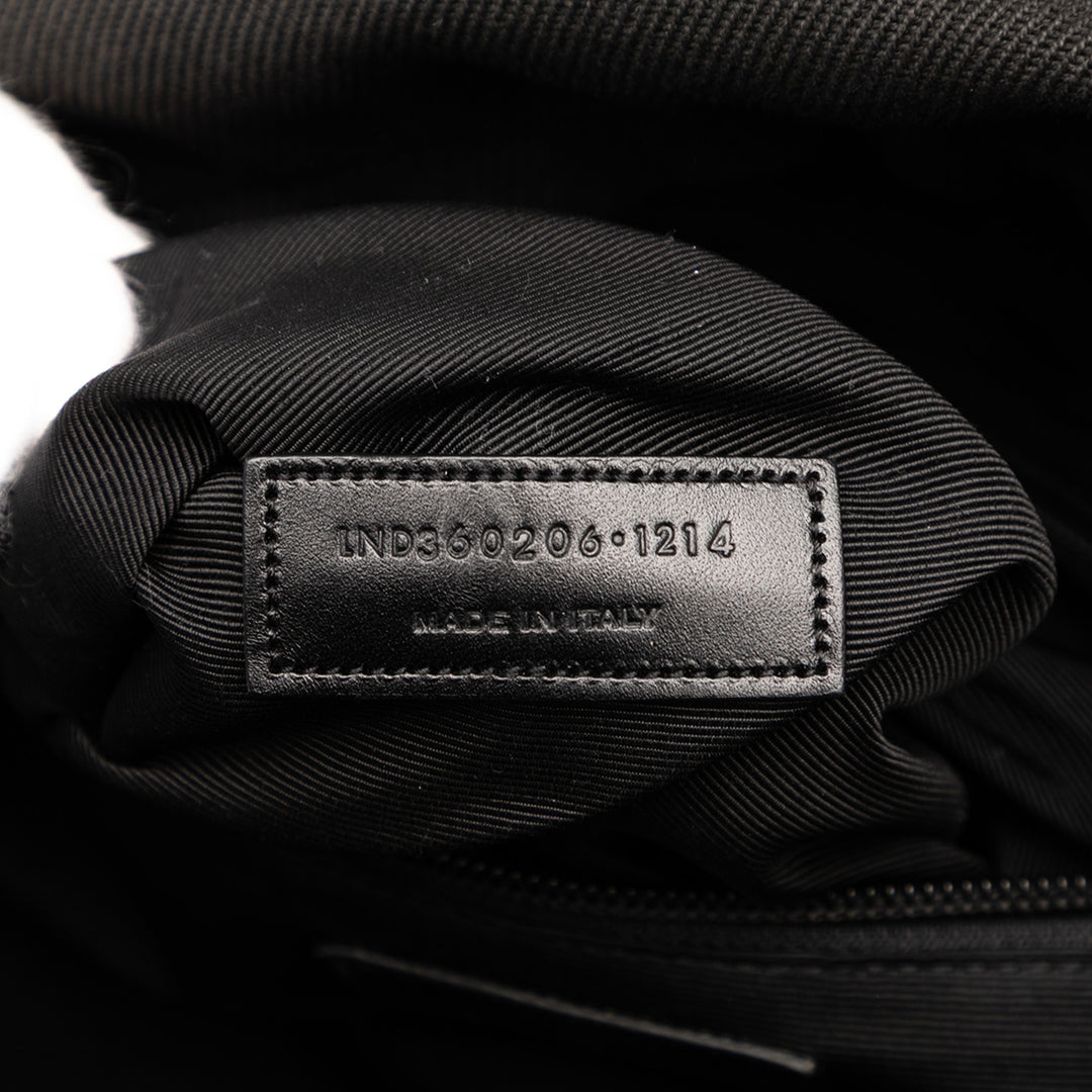 Saint Laurent Studded Toile City Sac à dos Noir – GABY PARIS Authentique