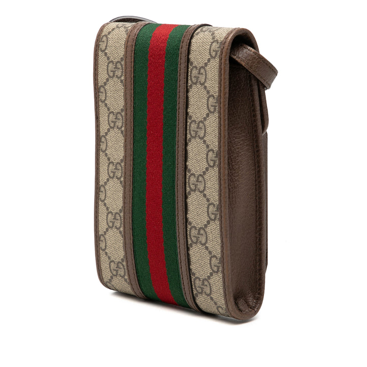 Gucci Mini GG Supreme Web Ophidia Sac porté croisé