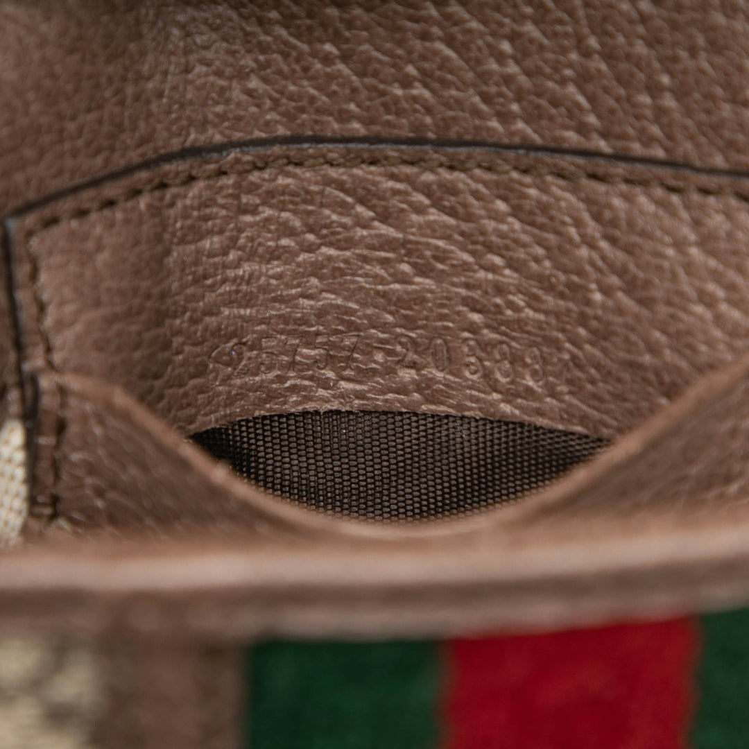 Gucci Mini GG Supreme Web Ophidia Sac porté croisé