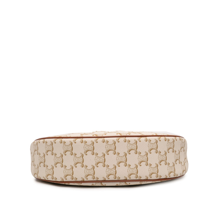 Celine Triomphe Ava Sac Moyen Triomphe enduite Marron