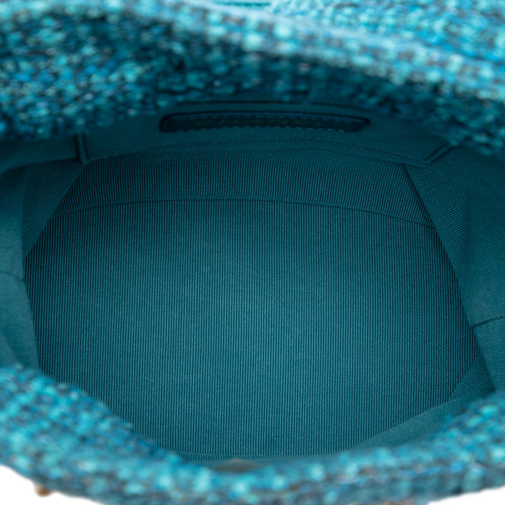 Chanel Tweed Pending CC anse supérieure Bucket Sac