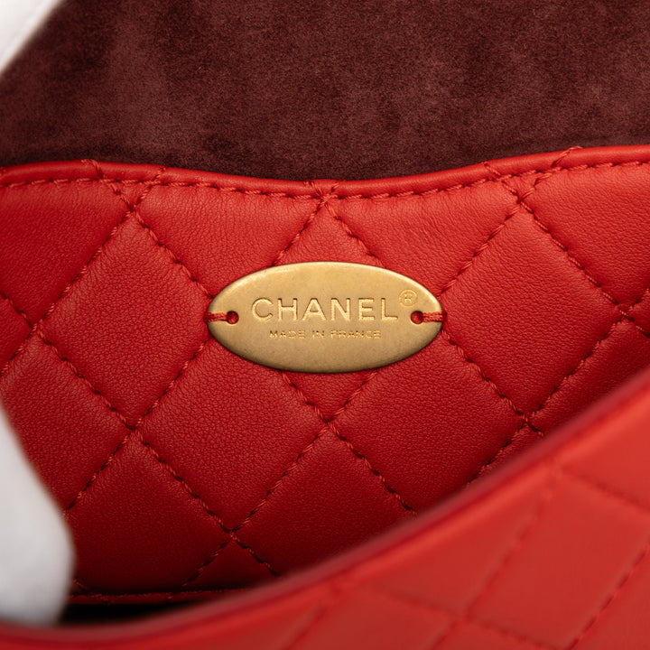 Chanel Matelassé Multi Pochetteing à rabat Cuir de veau