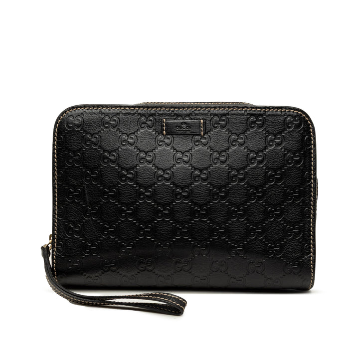 Guccissima Pochette Noir