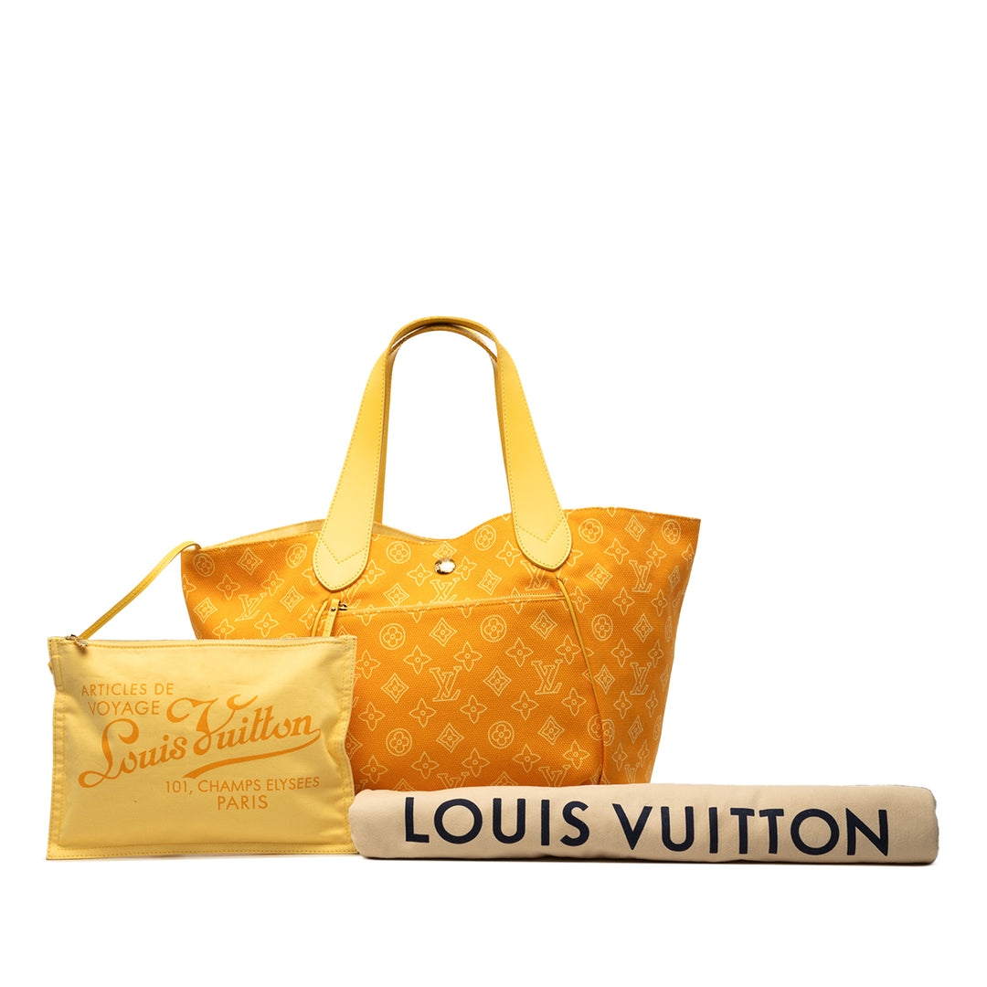 Louis Vuitton Cabas Ipanema PM Monogram Jaune – vue 7 – GABY PARIS