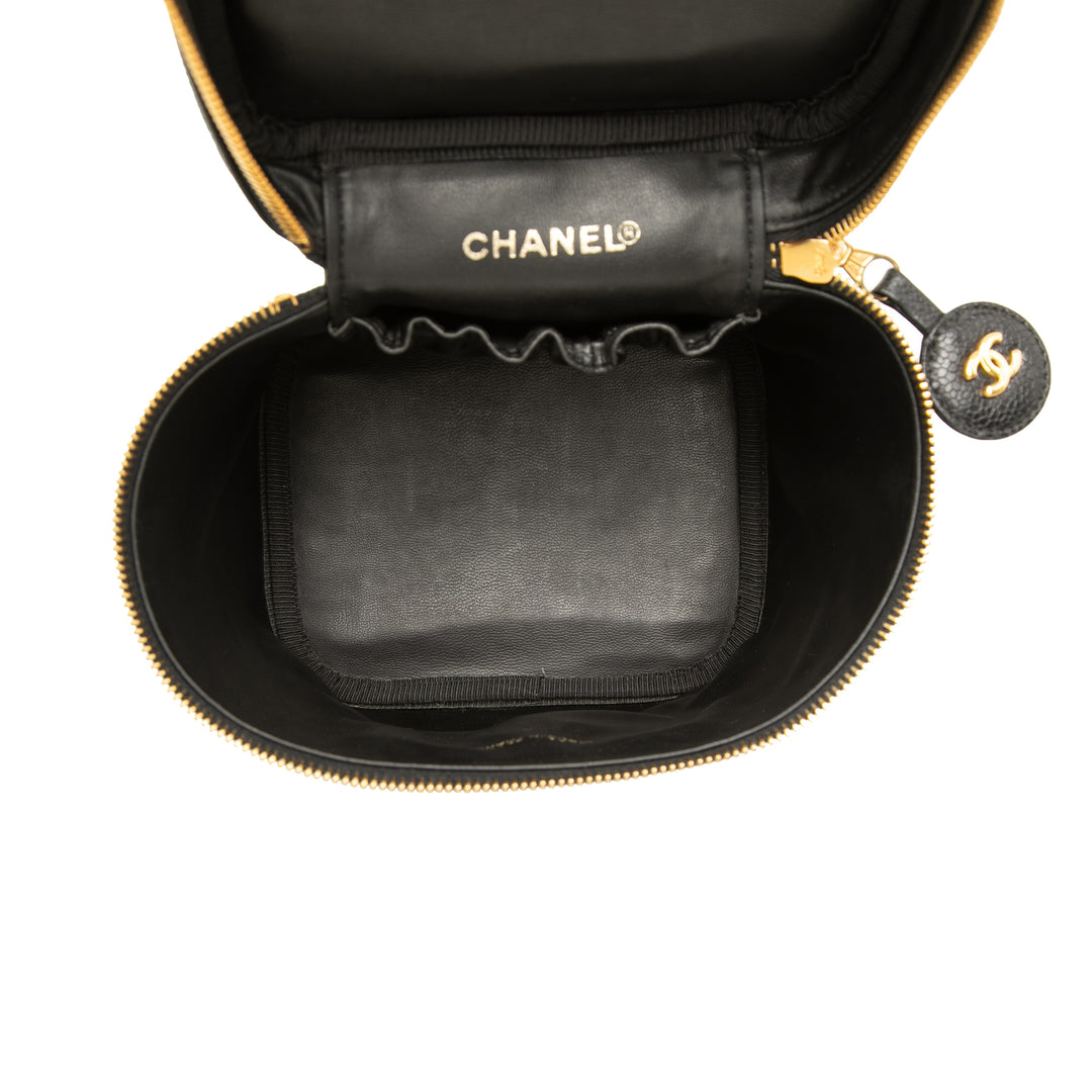 CC Vanity Cuir caviar Noir