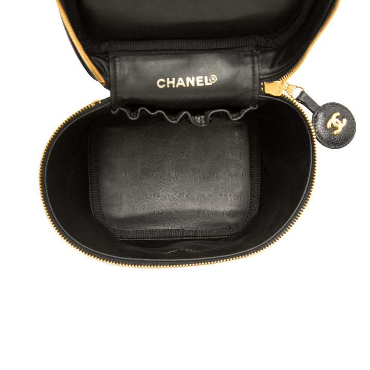 CC Vanity Cuir caviar Noir