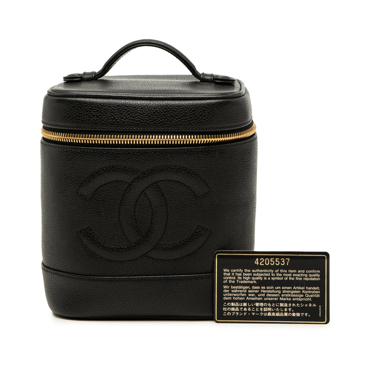 CC Vanity Cuir caviar Noir