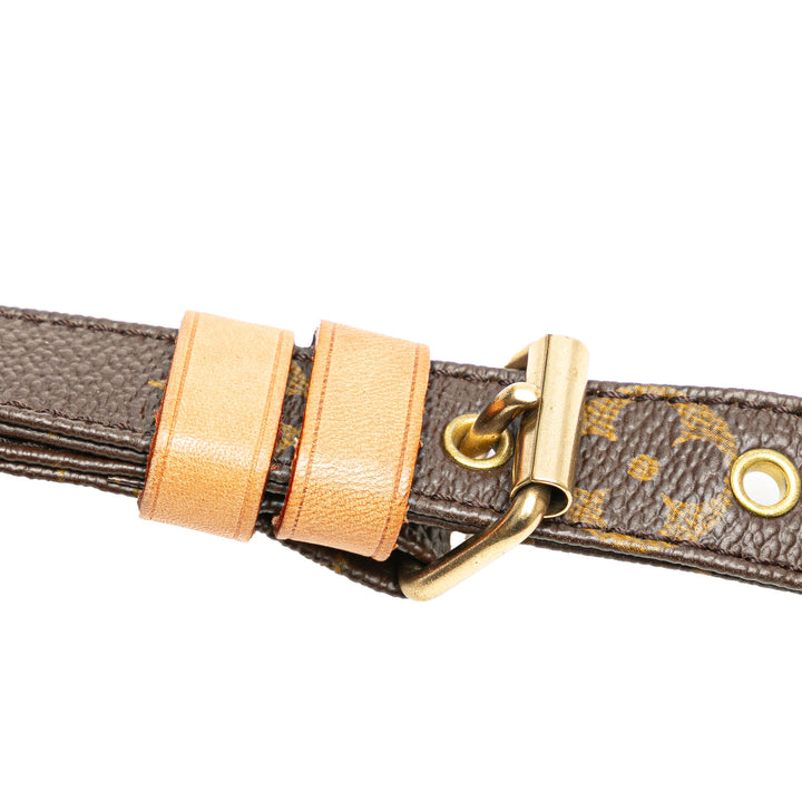 Monogram Nil Crossbody Brown - Gaby Paris