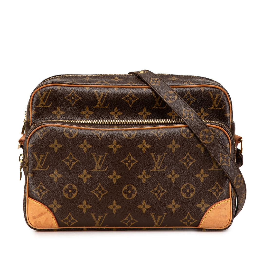Monogram Nil Crossbody Brown - Gaby Paris