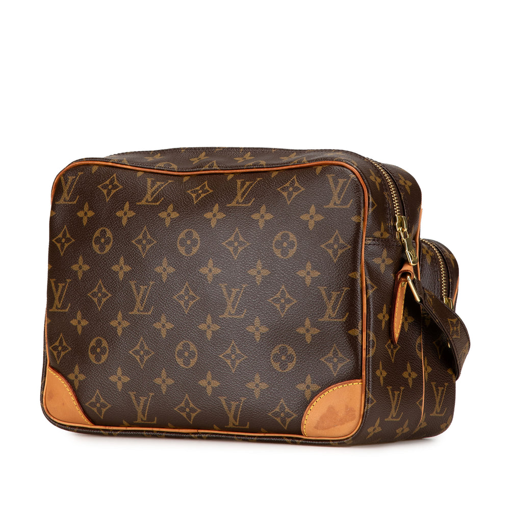 Monogram Nil Crossbody Brown - Gaby Paris