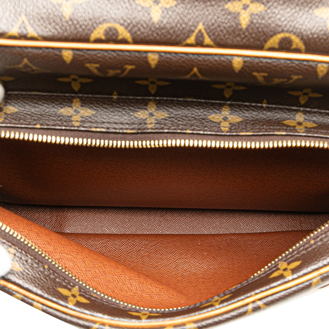 Monogram Nil Crossbody Brown - Gaby Paris