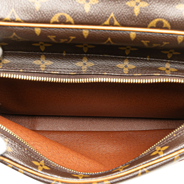 Monogram Nil Crossbody Brown - Gaby Paris