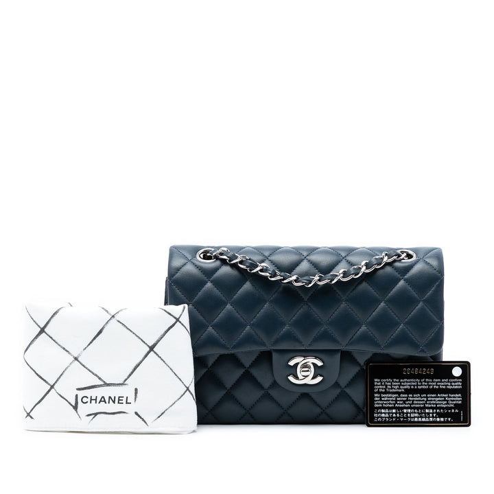 Chanel Small Classic Cuir d’agneau Double rabat
