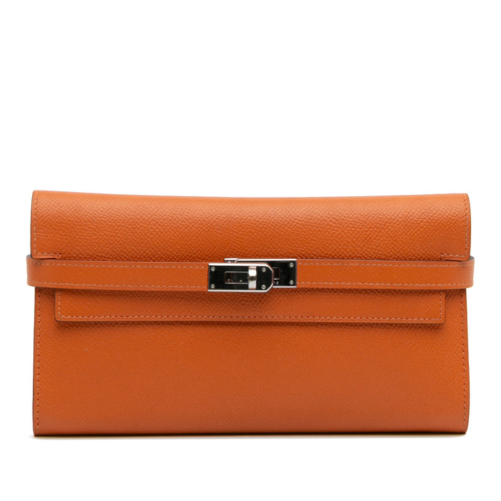 Hermès Epsom Kelly Longue Wallet Orange – GABY PARIS Authentique